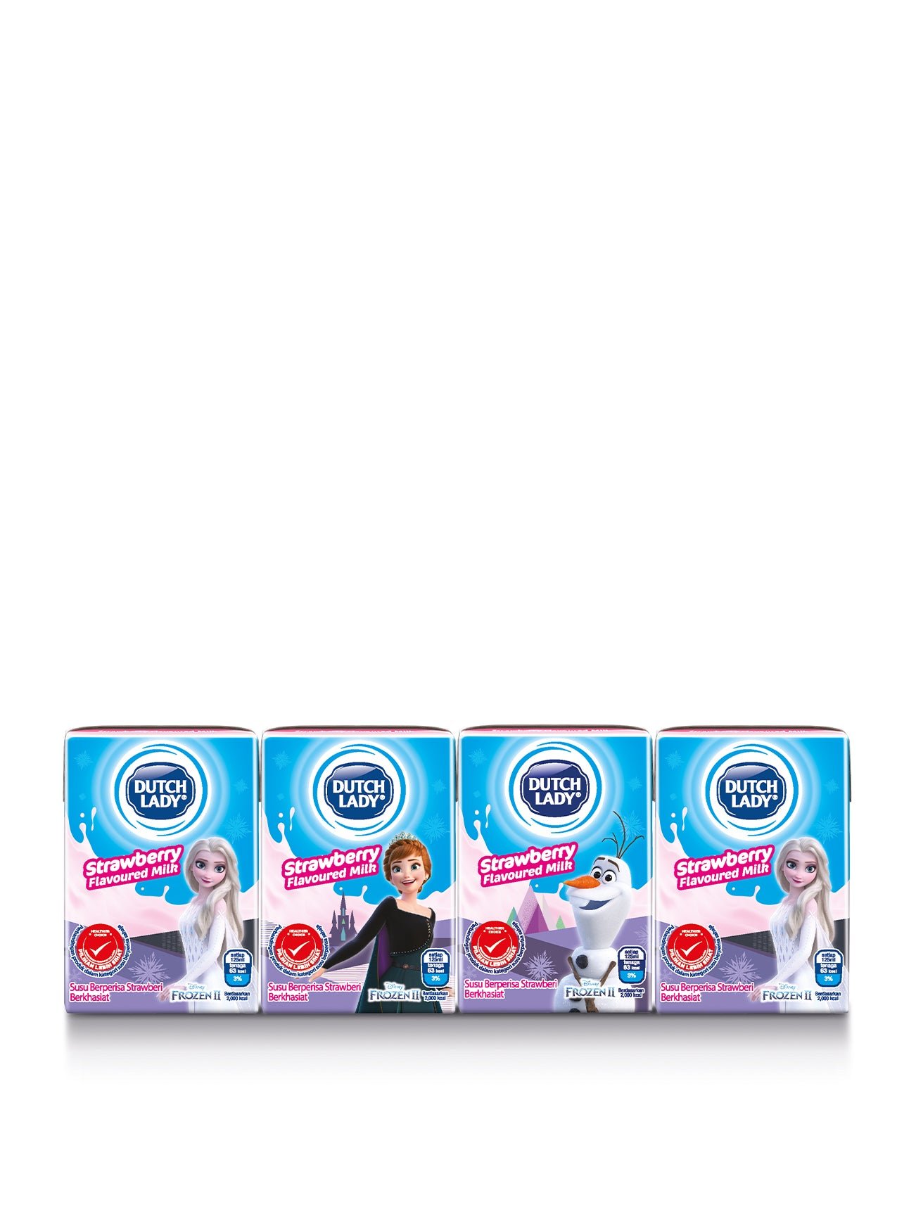 DUTCH LADY UHT MILKY FROZEN STRAW 4X125ML