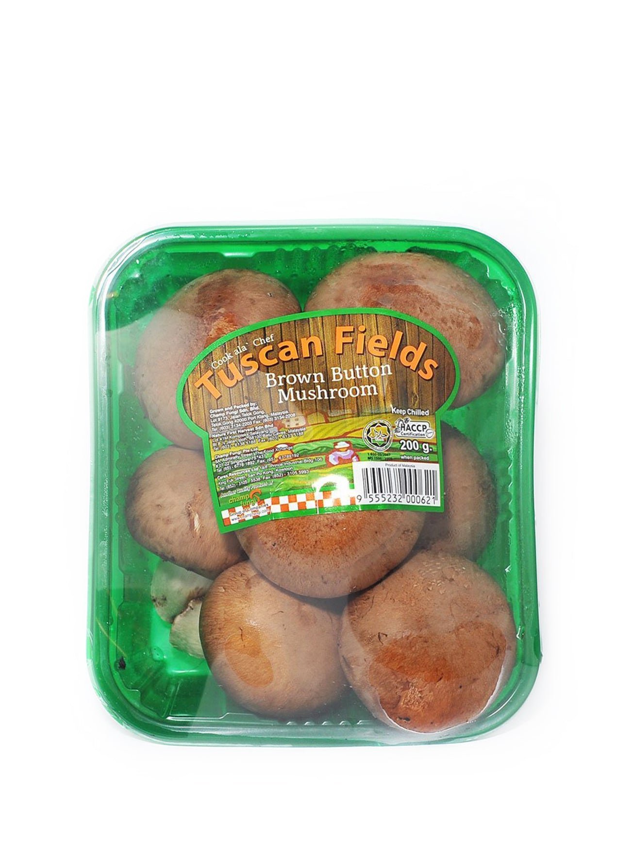 TF BROWN BUTTON MUSHROOM 200G